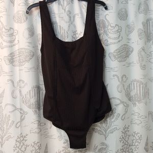 Plus Size Chocolate One Piece Bathing Suit